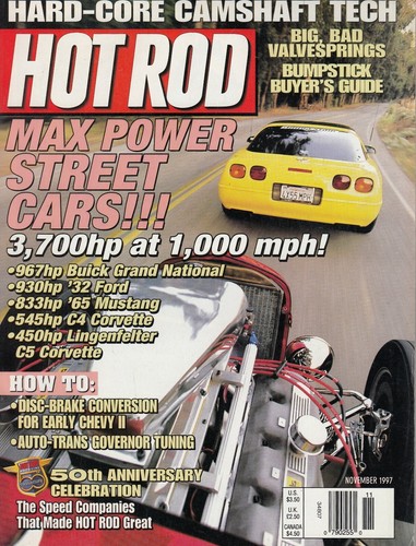 Hot rod magazine november - hot,