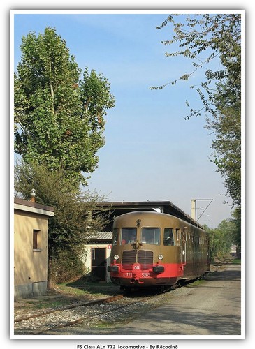 Treno classe aln 772 - treno,