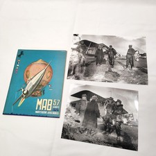 Opuscolo MAB 57 + 2 foto da lastra pilota Francesco Baracca