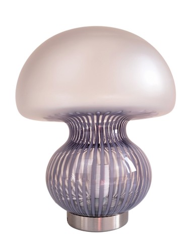 Lampada fungo vetro satinato - lampada,
