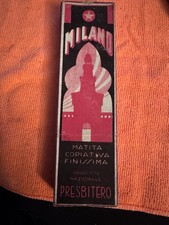 SCATOLA 12 MATITE PRESBITERO COPIATIVA FININISSIMA VIOLA  VINTAGE PAPER PENCIL