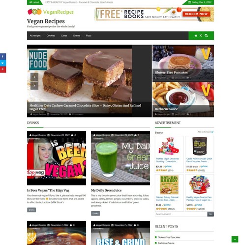 Wordpress ricette vegane - wordpress,