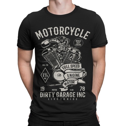 Motorcycle dirty garage - dirty,