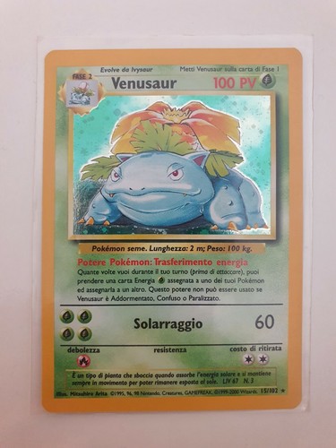 Venusaur prima edizione set - venusaur,