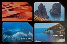 SCHEDE TELEFONICHE TELECOM LA NATURA CI CHIAMA SAHARA VULCANO CAPRI ARCO LOTTO 