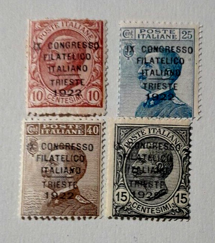 1922 nono congresso filatelico - 1922,