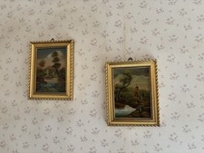 Dipinti Con Cornici Dorate Coppia