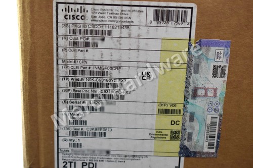 Nuovo cisco n9k c93180yc fx3 - nuovo,