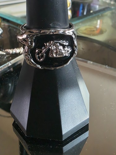 Anello biker acciaio inox - biker,