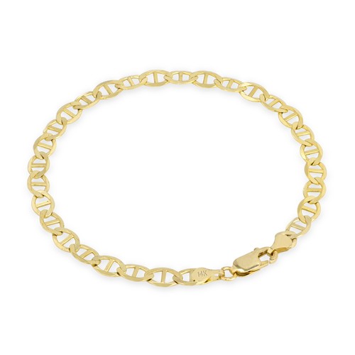 14k oro giallo massiccio 4mm - oro,
