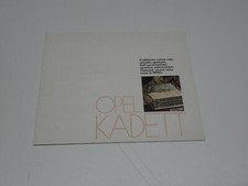 OPEL KADETT LS COUPE' RALLYE BROCHURE DEPLIANT PROSPEKT (P24bis)
