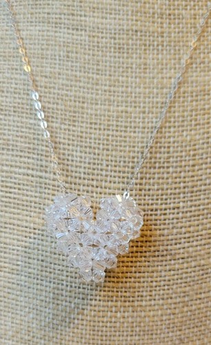 Collana cuore cristallo