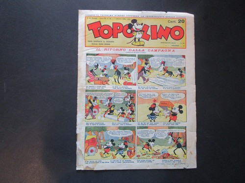 Topolino giornale originale - topolino,