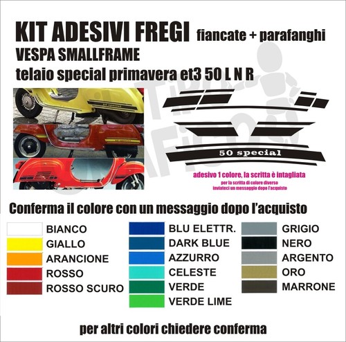 Kit adesivi vespa piaggio - adesivi,