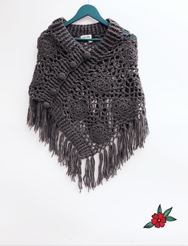 Poncho donna chantelle kaki - chantelle,