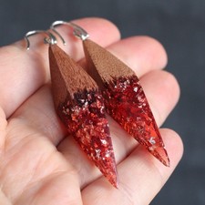 Orecchini Pendenti Resina