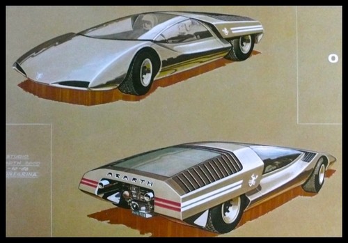 Pininfarina 1968 abarth 2000 - pininfarina,
