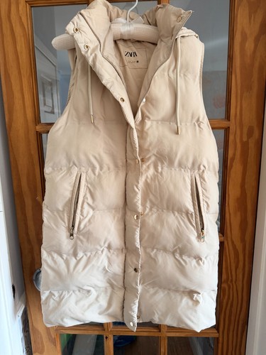 Zara longline puffer gilet - puffer,