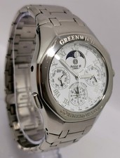 Orologio Crono Vintage Accurist Grand Complication GMT 101 Ltd Ed Data Perpetua Sveglia