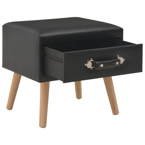 Comodino nero 40x35x40 in - cm,