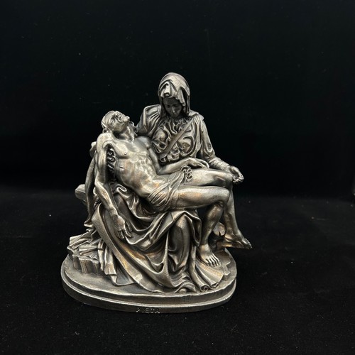 Scultura metallo rivestito - metallo,