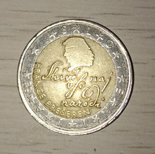 Moneta 2 Euro SLOVENIA Commemorativa FRANCE PRESEREN 2007 BB Circolata