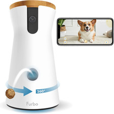 Dog Camera a 360°: [Nuovo 2023] Videocamera per Animali Grandangolare a Visione 