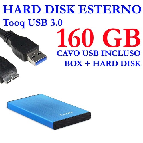 Hdd hard disk esterno 160gb - hdd,