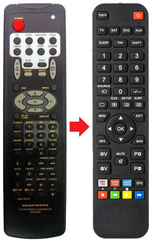 Telecomando adatto per marantz - per,
