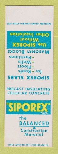 Copertina matchbook siporex - copertina,