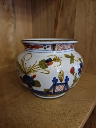 Vasetto maiolica vecchia - vasetto, "vecchia