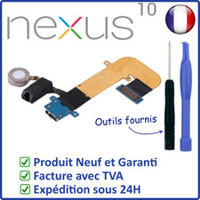 NAPPE DOCK CONNECTEUR DE CHARGE USB PRISE JACK VIBREUR DU GOOGLE NEXUS 10 P8110