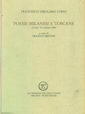 POESIE MILANESI E TOSCANE