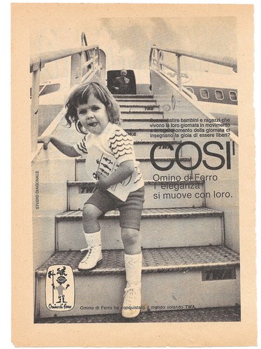 Pubblicità anni omino - pubblicità,