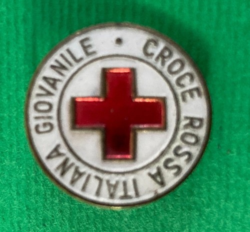 Spilla croce rossa - rossa,