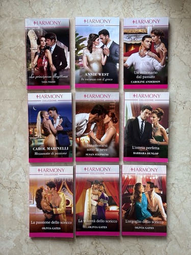 Lotto libri harmony - 9,