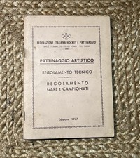 Pattinaggio Artistico Regolamento Tecnico Gare Campionati 1977