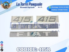 ADESIVI DECALCOMANIA TRATTORE