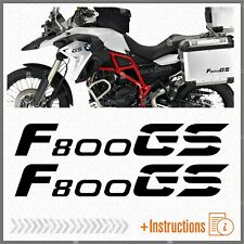 n2 Adesivi Nero Compatibili con moto BMW F 800 GS F800GS F800