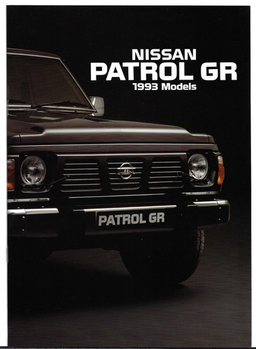 Nissan patrol 1993 brochure - nissan,