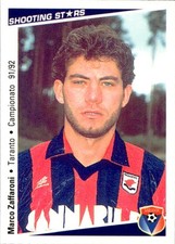 card Merlin Shooting Stars 1991 # 306 Taranto Zaffaroni