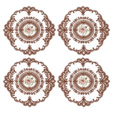 4 Pezzi Set da Tavola Retrò