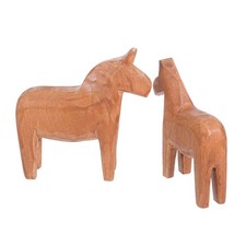  2 Pcs Cavallo Di Legno