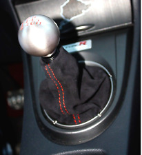 cuffia Cambio per Honda Civic Type R pelle scamosciata Nera e Cuciture Rosse
