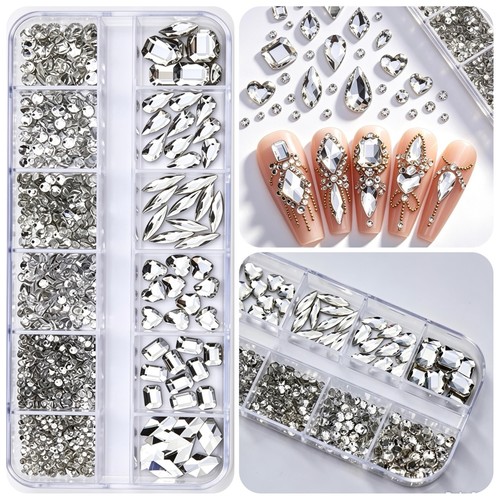 980pz strass nail art - 980pz, art,