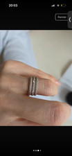 Bague blanc 750 diamant - or,