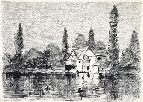 402100 lago disegno vintage - 402100,
