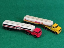 MAJORETTE VINTAGE MADE FRANCE CAMION RIMORCHIO SHELL TEXACO CISTERNA 1:100 TIR -