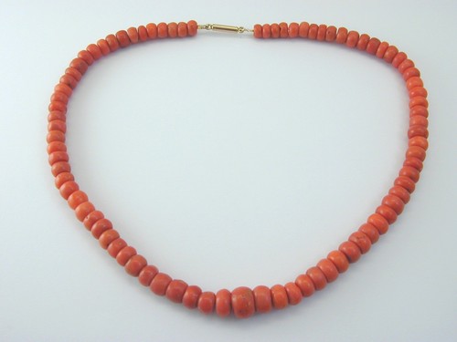 Collana antica corallo - in,