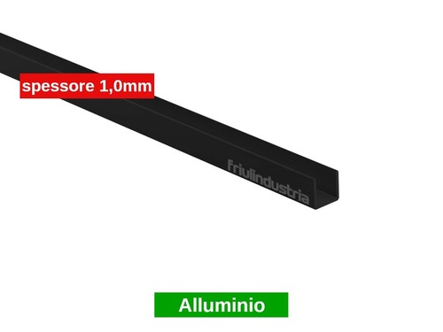 Profilo canalina in - profilo, a